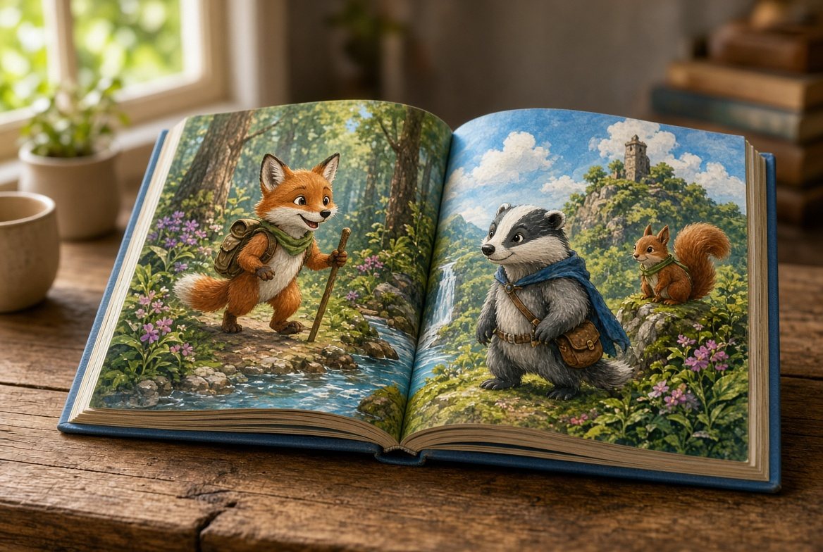 An illustrated children’s book that finally made it off the “someday” list.