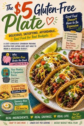 The 5 Dollar Gluten-Free Plate, a cookbook flipbook