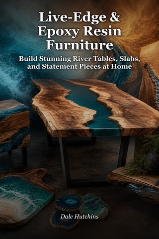 Live Edge Epoxy Resin Furniture Build, a DIY book flipbook